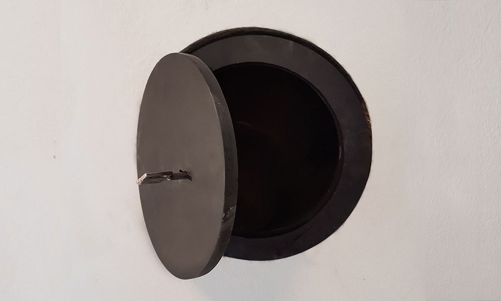 Ø 250 mm Tresor geöffnet